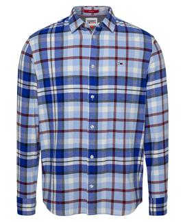 CAMISA DE FRANELA REGULAR FIT CUADROS MULTICOLOR