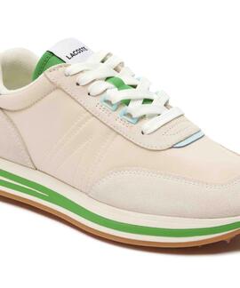 ZAPATILLAS LACOSTE L-SPIN NAILON BEIGE