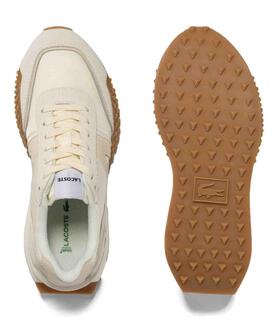 ZAPATILLAS LACOSTE L-SPIN DELUXE BEIGE