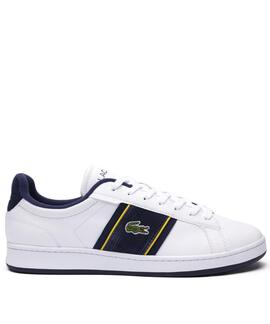 ZAPATILLAS LACOSTE CARNABY PRO CGR BLANCAS Y AZUL MARINO