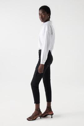 PANTALÓN CARGO FAITH PUSH IN CROPPED SKINNY FIT NEGRO