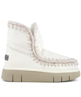 BOTA ESKIMO 18 BOUNCE BLANCA CRAQUELADA ENCERADA