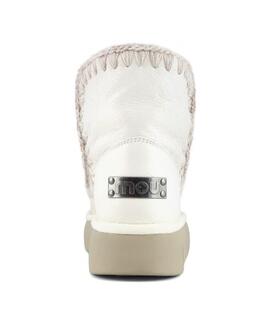 BOTA ESKIMO 18 BOUNCE BLANCA CRAQUELADA ENCERADA