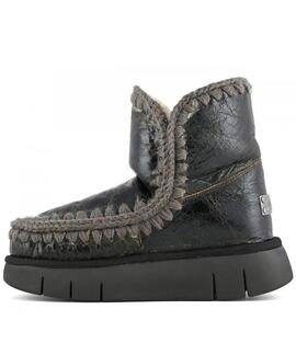 BOTA ESKIMO 18 BOUNCE NEGRA CRAQUELADA ENCERADA