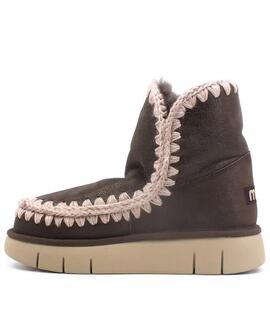 BOTA ESKIMO 18 BOUNCE MARRÓN METALIZADA ENCERADA