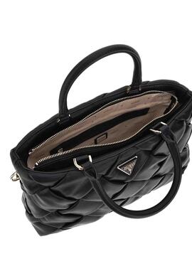 BOLSO DE MANO ZAINA TRENZADO NEGRO