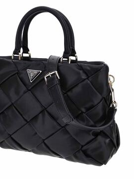 BOLSO DE MANO ZAINA TRENZADO NEGRO