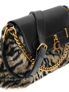 BOLSO AL HOMBRO BERGEN ANIMAL PRINT TIGER