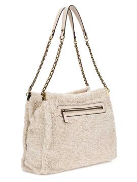 BOLSO SHOPPER MARANTA BORREGUITO BEIGE