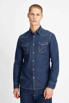 CAMISA VAQUERA GAS KANT X SLIM FIT 01RO DENIM STRETCH 5.5 OZ