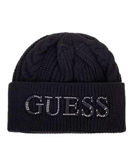 GORRO AGATHE LOGOTIPO STRASS NEGRO