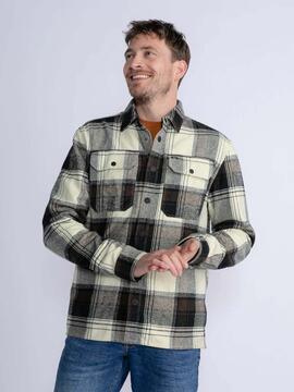 SOBRECAMISA STREATOR REGULAR FIT CUADROS MULTICOLOR