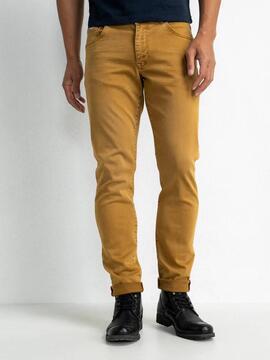 PANTALÓN VAQUERO SEAHAM SLIM FIT CAMEL