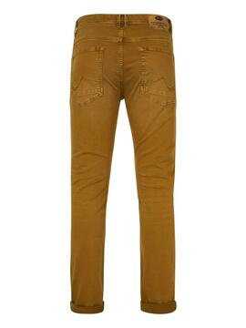 PANTALÓN VAQUERO SEAHAM SLIM FIT CAMEL