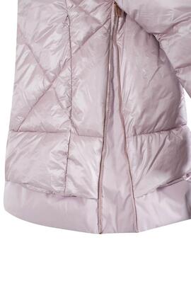 CHAQUETA DE MUJER ACOLCHADA SOFTSHELL Y NAILON ROSA