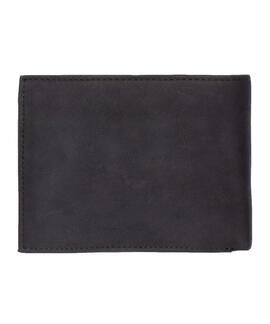 CARTERA DE PIEL PLEGABLE JOHNSON NEGRA CON MONEDERO