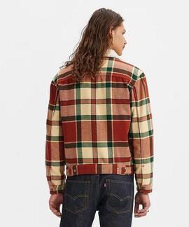 CHAQUETA SHERPA TRUCK HIGHSMITH PLAID CHOCOLATE TRUFFLES