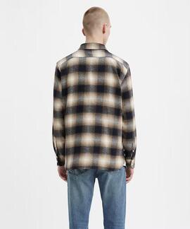 SOBRECAMISA JACKSON WORKER RELAXED FIT WARWICK PLAID EGRET