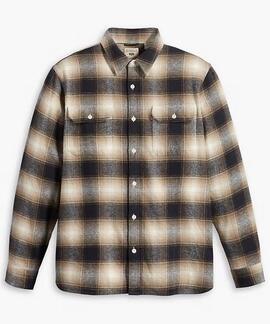 SOBRECAMISA JACKSON WORKER RELAXED FIT WARWICK PLAID EGRET