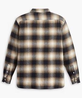 SOBRECAMISA JACKSON WORKER RELAXED FIT WARWICK PLAID EGRET