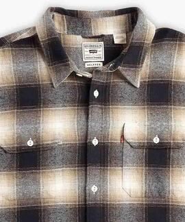 SOBRECAMISA JACKSON WORKER RELAXED FIT WARWICK PLAID EGRET