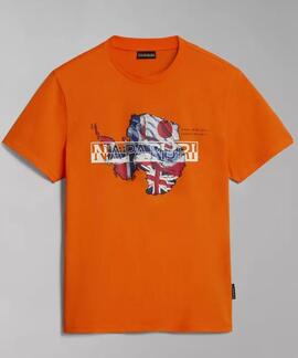 CAMISETA S-GORFU ORANGE RED