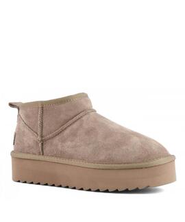 BOTAS DE INVIERNO CON PLATAFORMA EN ANTE TAUPE