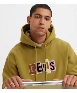 SUDADERA CON CAPUCHA LEVI'S® SKATE™ RELAXED FIT CAMEL