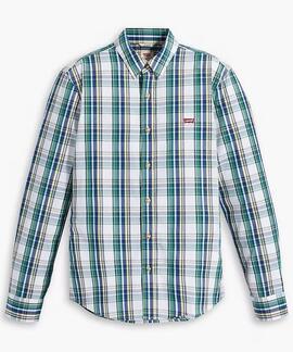 CAMISA BATTERY HOUSEMARK SLIM FIT CUADROS MULTICOLOR