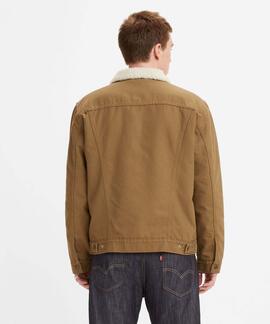 CAZADORA VAQUERA SHERPA CANVAS CAMEL