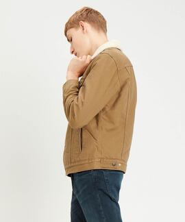 CAZADORA VAQUERA SHERPA CANVAS CAMEL