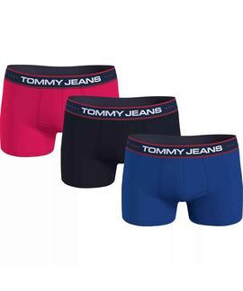 BOXER 3 PACK TRUNK FUCSIA, AZUL MARINO Y AZULÓN