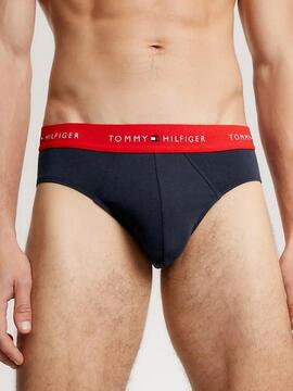 3 PACK BRIEF AZUL MARINO