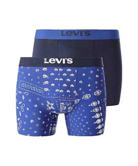 LEVI'S® MEN BANDANA BOXER BRIEF BLUE COMBO