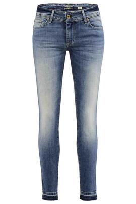 WONDER PUSH UP CROPPED SKINNY FIT EN DENIM AZUL