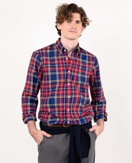 CAMISA TARTAN ICÓNICA AZUL