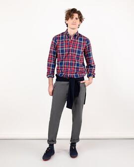 CAMISA TARTAN ICÓNICA AZUL