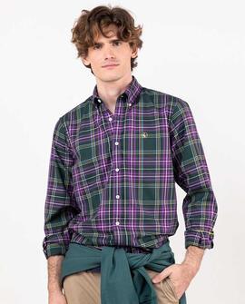 CAMISA TARTAN ICÓNICA VERDE