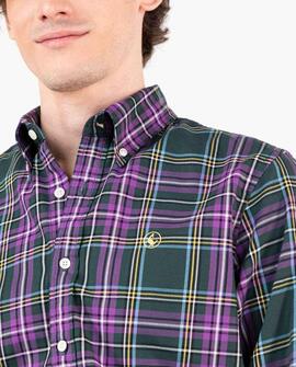 CAMISA TARTAN ICÓNICA VERDE