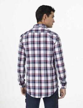 CAMISA FRANELA DOUBLE HIGH CHECK GROSELLA