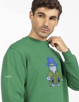 SUDADERA EL PULPO EXPLORER VERDE