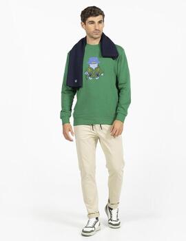 SUDADERA EL PULPO EXPLORER VERDE