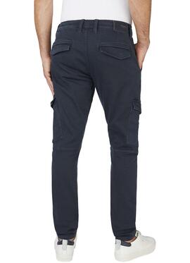 PANTALÓN JOGGER BOLSO CARGO JARED AZUL MARINO GYMDIGO