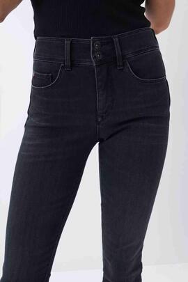 SECRET SKINNY FIT HIGH RISE EN DENIM NEGRO DEGRADE