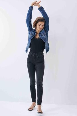 SECRET SKINNY FIT HIGH RISE EN DENIM NEGRO DEGRADE