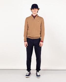 JERSEY CREMALLERA CAMEL