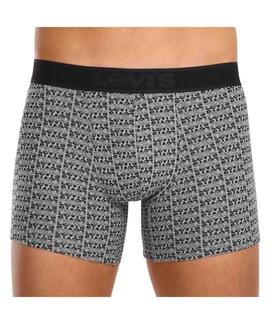 BOXER LEVI'S® MEN GIFTBOX LOGO AO BLACK GREY COMBO