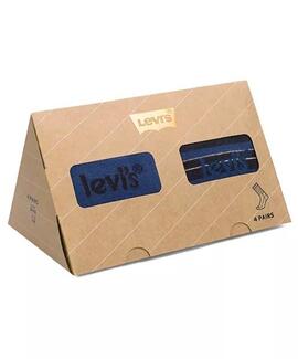 CALCETINES LEVI’S® GIFTBOX REGULAR CUT STRIPE BLUE COMBO