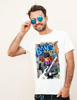 CAMISETA DE HOMBRE PRINCE BLANCA