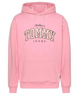 SUDADERA NY VARSITY REGULAR FIT ROSA